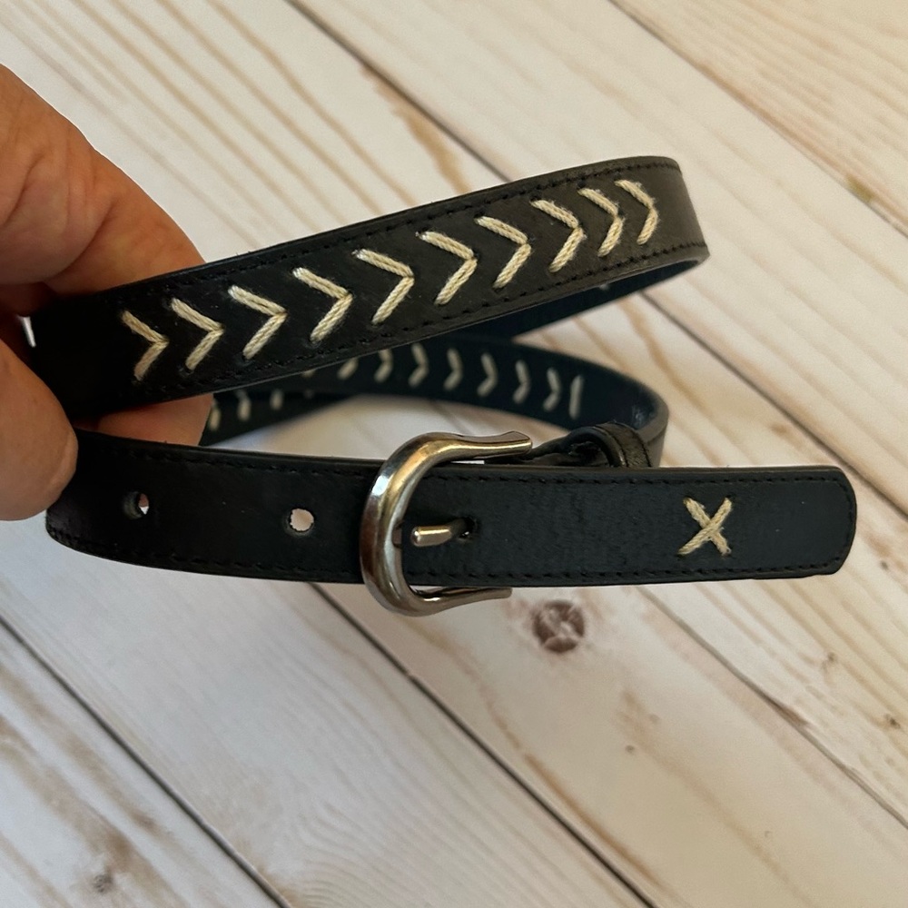 Black Genuine Leather Belt